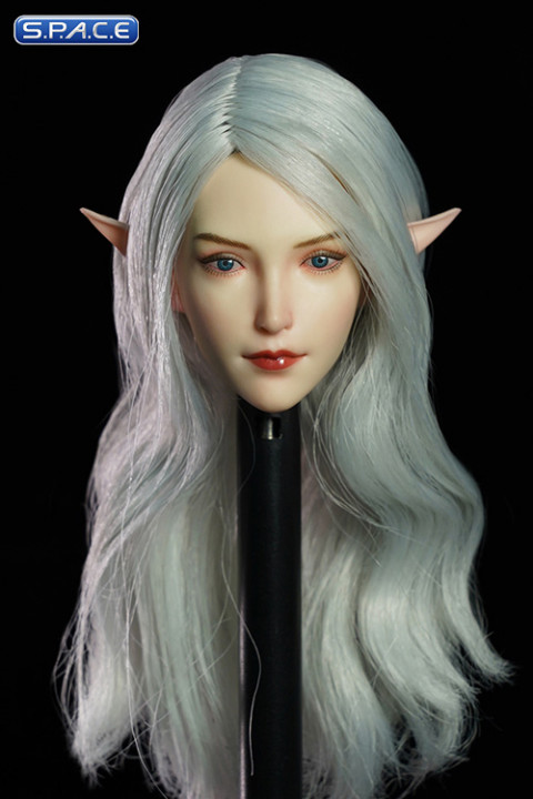 1/6 Scale Valaina Head Sculpt (long white hair)