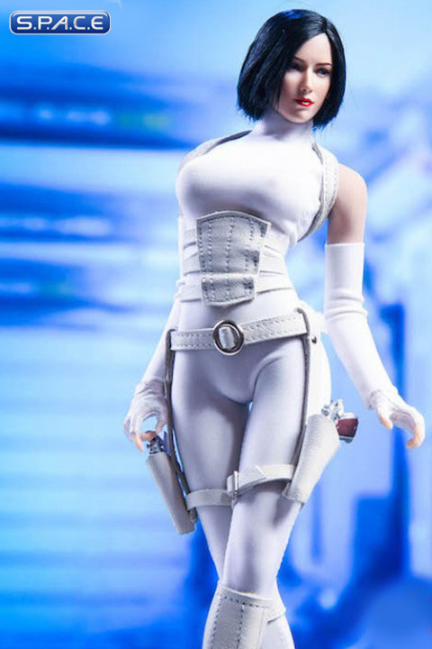 1/6 Scale Female Assassin Clothing Set (white)