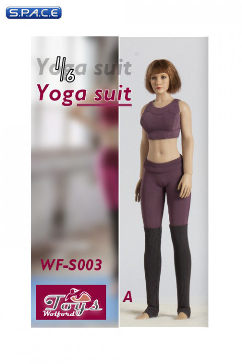1/6 Scale Yoga Suit (purple)