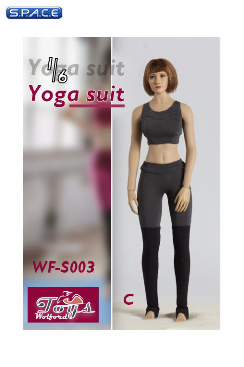 1/6 Scale Yoga Suit (grey)
