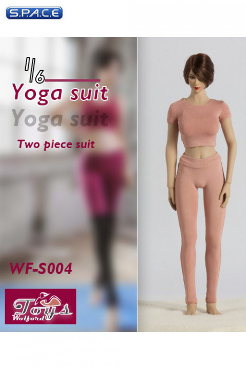 1/6 Scale two-piece Yoga Suit (pink)