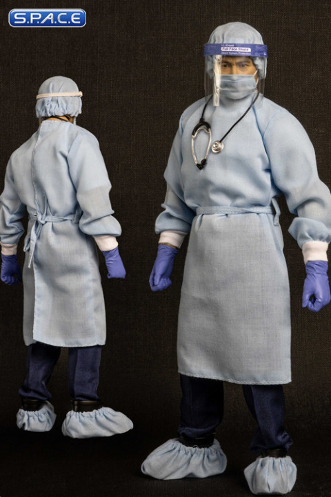 1/6 Scale Male Isolation Gown Set