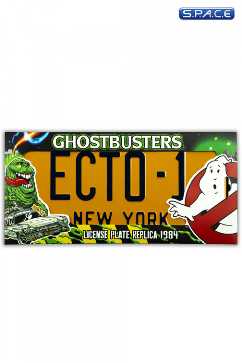 1:1 Ecto-1 License Plate Life-Size Replica (Ghostbusters)