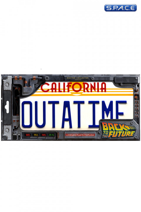 1:1 OUTATIME License Plate Life-Size Replica (Back to the Future)