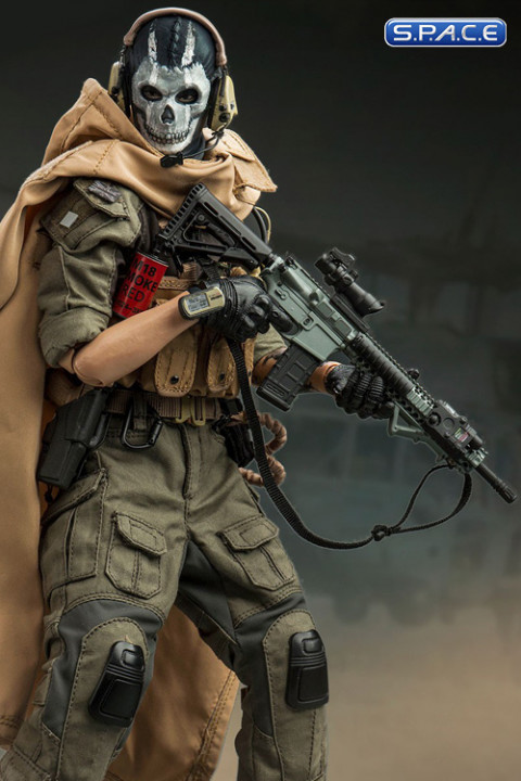 Flagset 1/6th Scale Modern Battlefield 2020 End War Ghost Radio & Ear piece 
