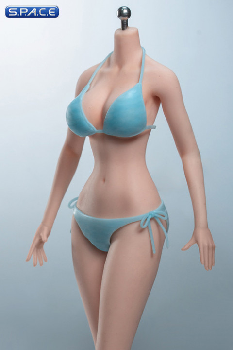 1/6 Scale female super-flexible seamless pale Body with large breast / headless