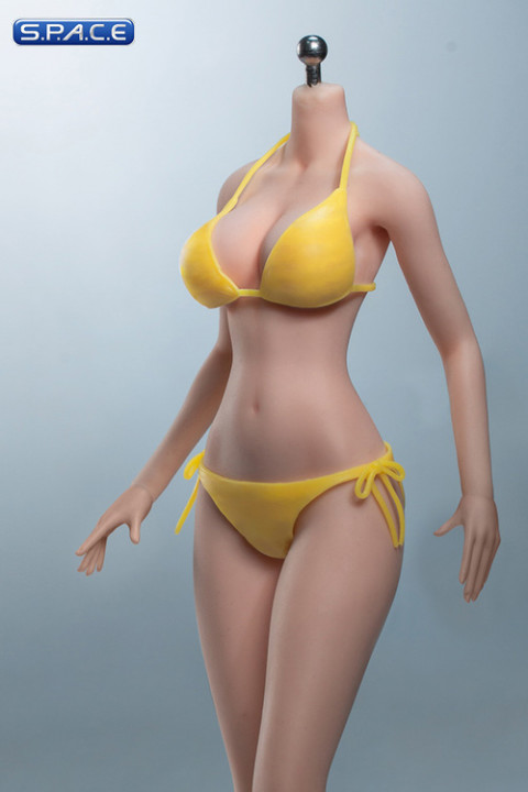 1/6 Scale female super-flexible seamless pale Body with large breast / headless