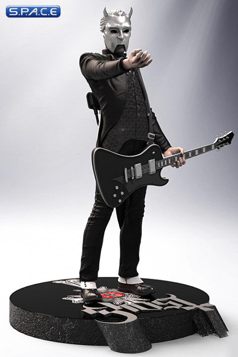 Nameless Ghoul Black Guitar Rock Iconz Statue (Ghost)