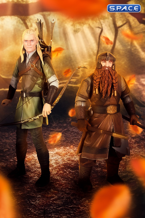 Set of 2: Legolas & Gimli LOTR Select Wave 1 (Lord of the Rings)