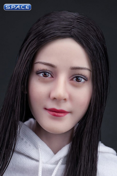 1/6 Scale Prija Head Sculpt (straight black hair)