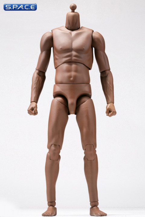 1/6 Scale male super-flexible Afro American Basketball Players Body with Head connector