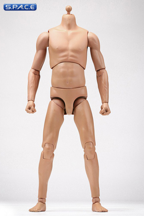 1/6 Scale male super-flexible Caucasian Basketball Players Body with modelled neck