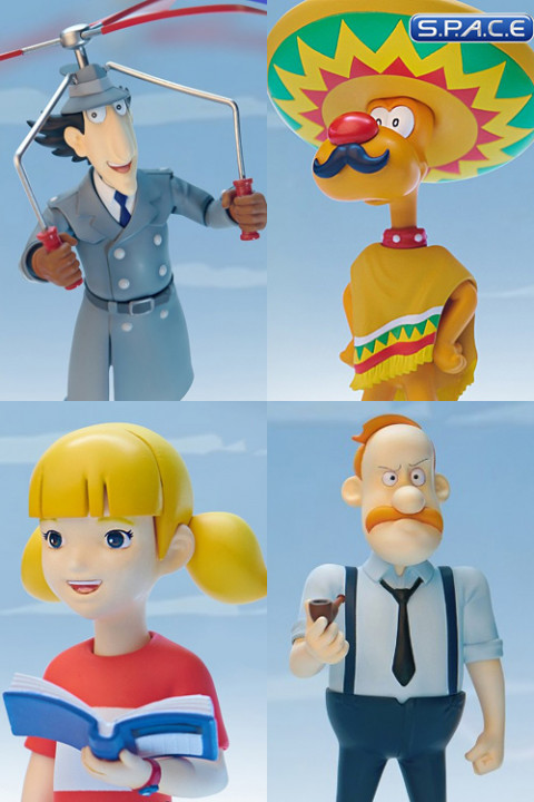 1/12 Scale Inspector Gadget Deluxe Figure Set (Inspector Gadget)