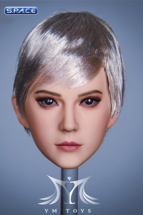 1/6 Scale Miyu Head Sculpt (short silver hair)