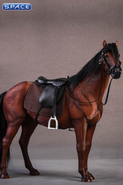 1/12 Scale brown Hanoverian Horse