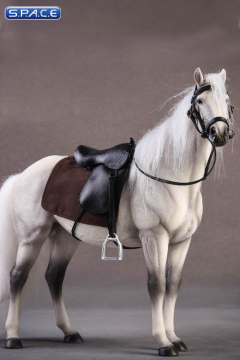 1/12 Scale grey Hanoverian Horse