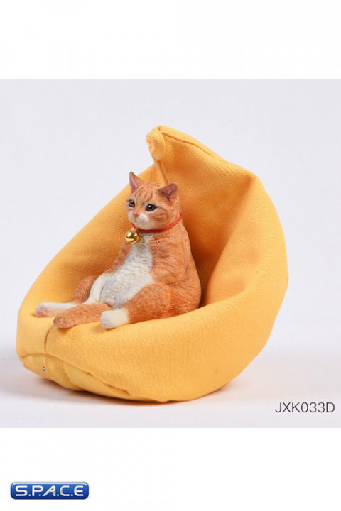 1/6 Scale lazy Cat with Sofa (sorrel)