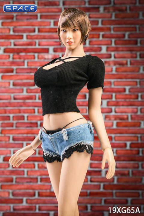 1/6 Scale Hot Pants with black Top