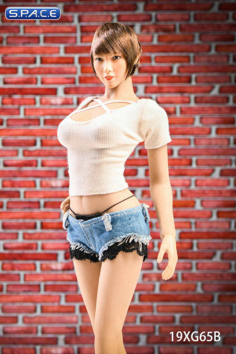 1/6 Scale Hot Pants with white Top