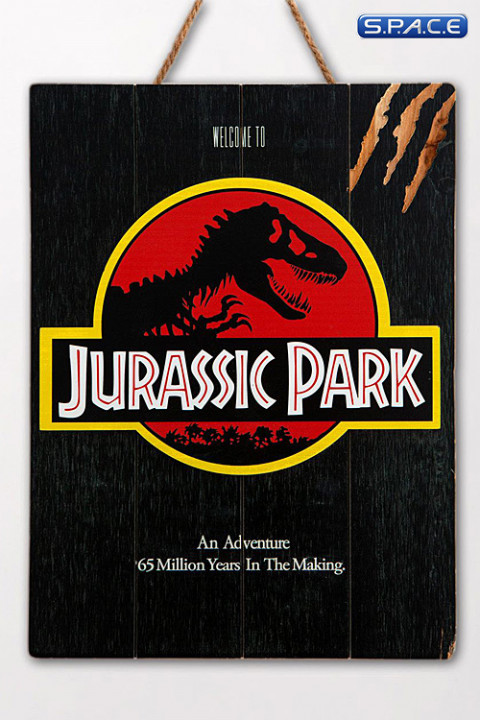 Jurassic Park Welcome WoodArts 3D Print