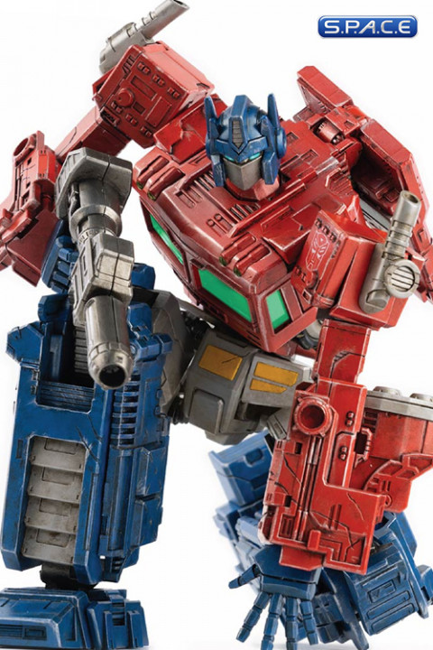 Optimus Prime DLX Scale Collectible Figure (Transformers: War For Cybertron Trilogy)