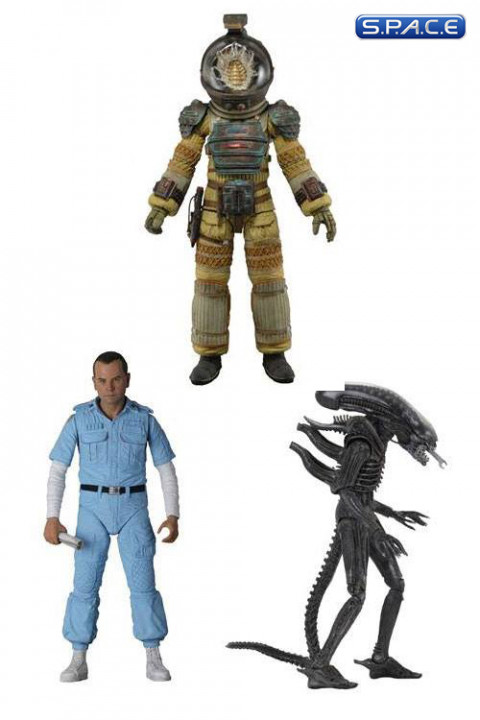 Complete Set of 3: Alien 40th Anniversary Series 3 (Alien)