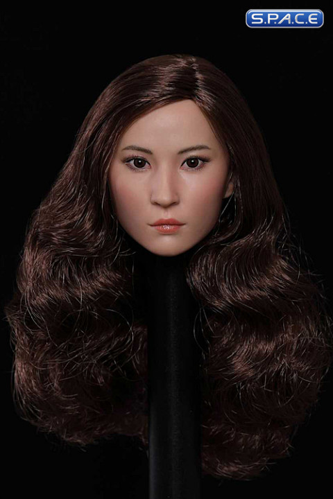 1/6 Scale Alexandra Head Sculpt (long brown curly hair)