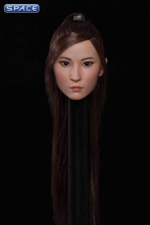 1/6 Scale Alexandra Head Sculpt (brown pony tail and bangs)