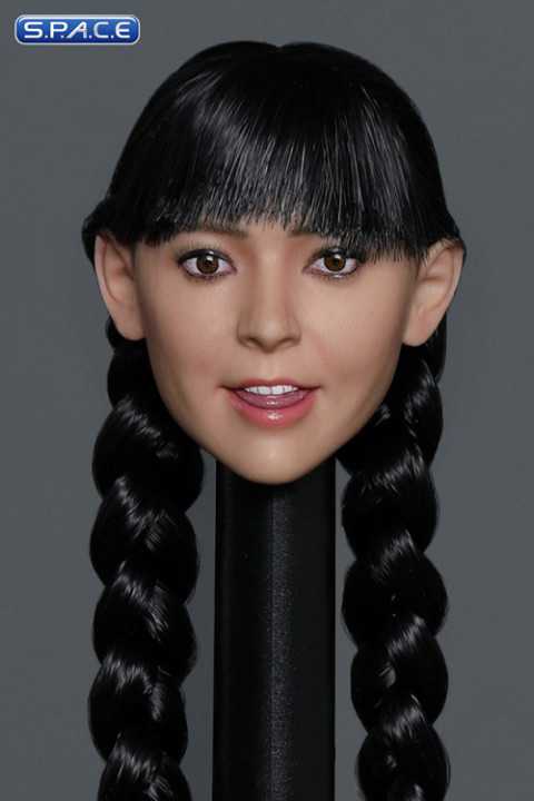 1/6 Scale Sue Head Sculpt (long black hair with braid)