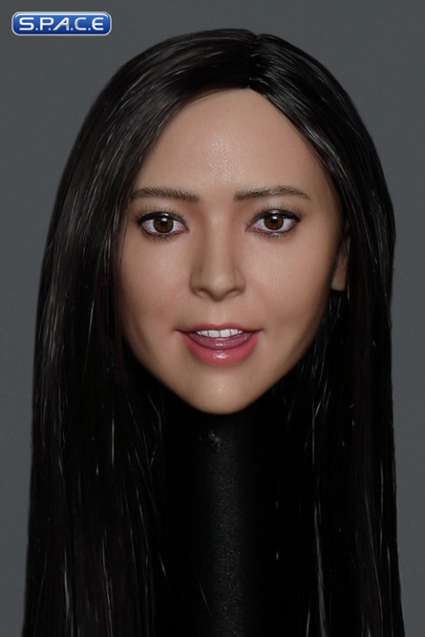 1/6 Scale Sue Head Sculpt (long black hair)