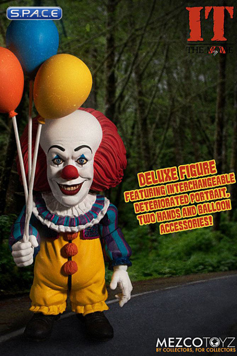 Stephen Kings Es MDS Deluxe Figur Pennywise Spielfigur Horrorfilm Clown 