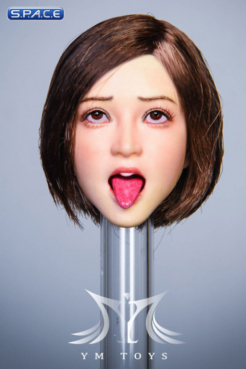 1/6 Scale Yui Head Sculpt (brown hair)