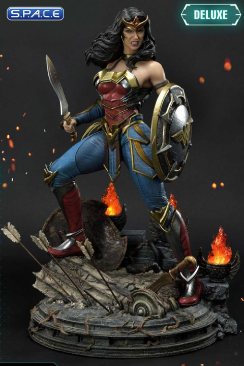 1/4 Scale Wonder Woman Deluxe Premium Masterline Statue (Injustice 2)