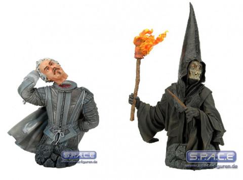 Death Eater and Nearly Headless Nick Bust (Harry Potter)