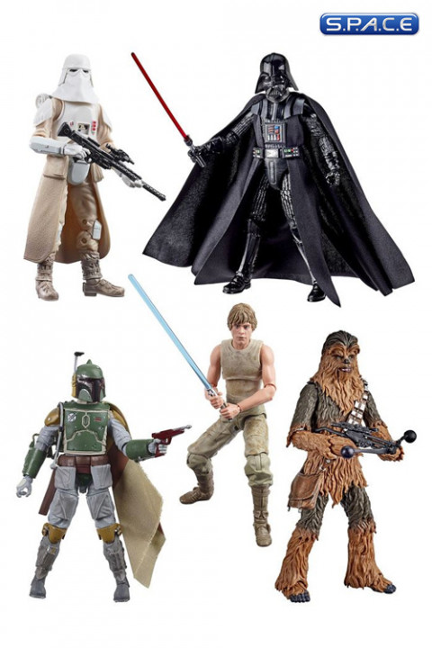 5er Komplettsatz: The Black Series 2020 40th Anniversary Wave 3 (Star Wars - The Black Series)