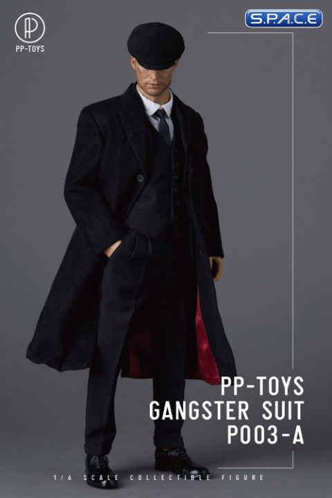 1/6 Scale Tweed Suit Set (black)