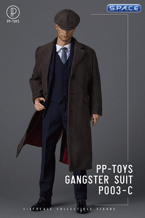 1/6 Scale Tweed Suit Set (blue)