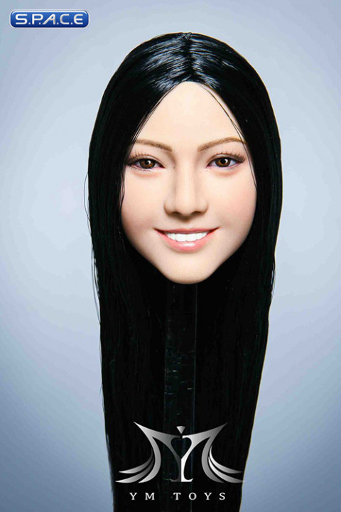 1/6 Scale Airi Head Sculpt (long black hair)