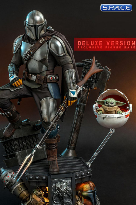 1/4 Scale The Mandalorian and The Child QS017 Deluxe Version (The Mandalorian)