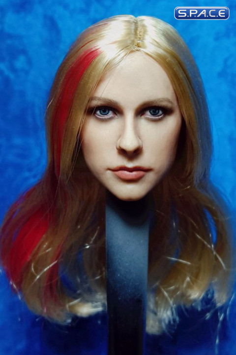 1/6 Scale Avril Head Sculpt (blonde hair)