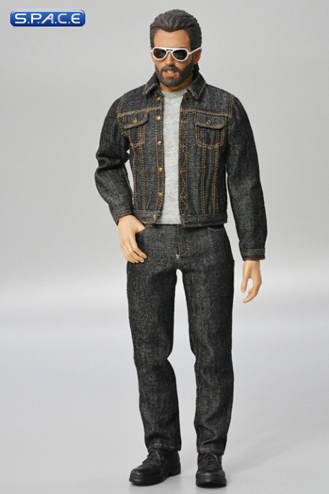 1/6 Scale Mens casual denim Set (grey)