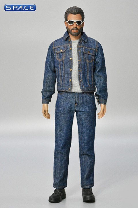 1/6 Scale Mens casual denim Set (blue)