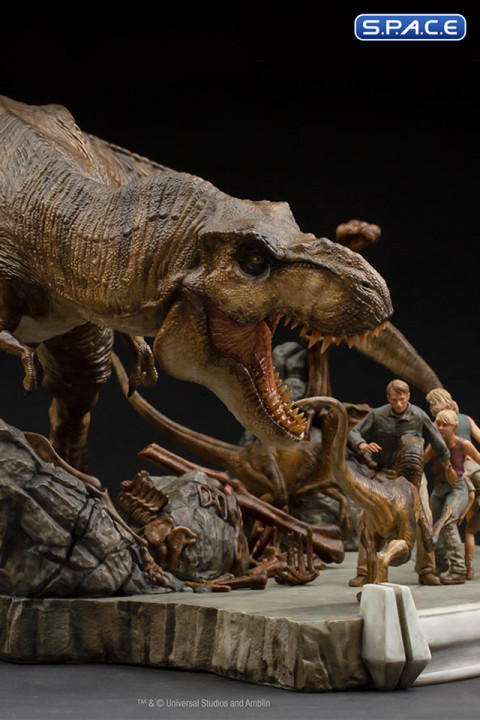 1/20 Scale The Final Scene Demi Art Scale Diorama (Jurassic Park)