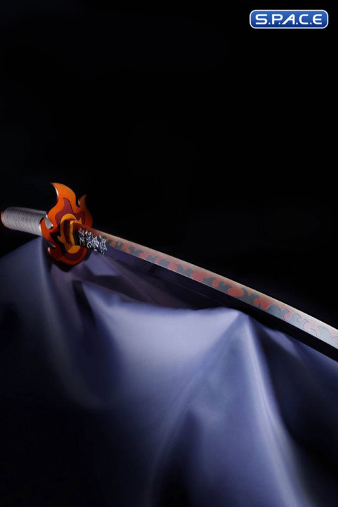 1:1 Nichirin Sword of Kyojuro Rengoku Life-Size Replica (Demon Slayer: Kimetsu no Yaiba)