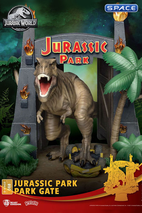 Jurassic Park Gate Diorama Stage 088 (Jurassic Park)