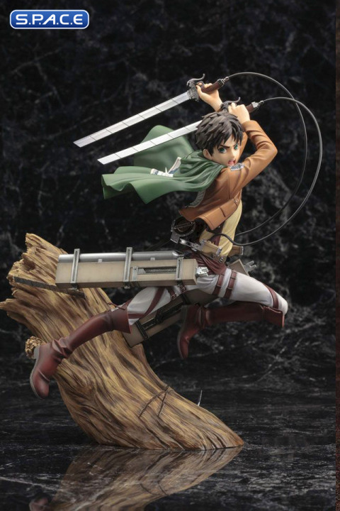 1/8 Scale Eren Yeager ARTFXJ Statue - Renewal Package Version (Attack on Titan)