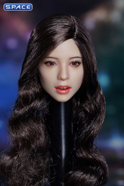 1/6 Scale Nanami Head Sculpt (curly long brown hair)