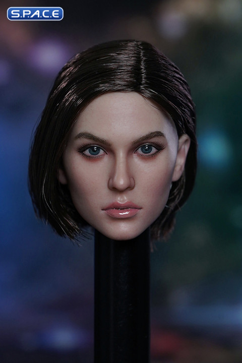 1/6 Scale Jill Head Sculpt (short dark brown hair)