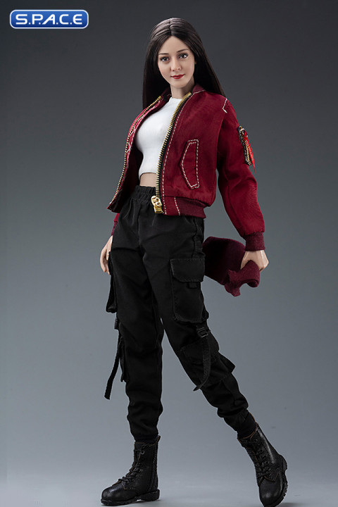 1/6 Scale Fashion Jacket Clothing Set (red)