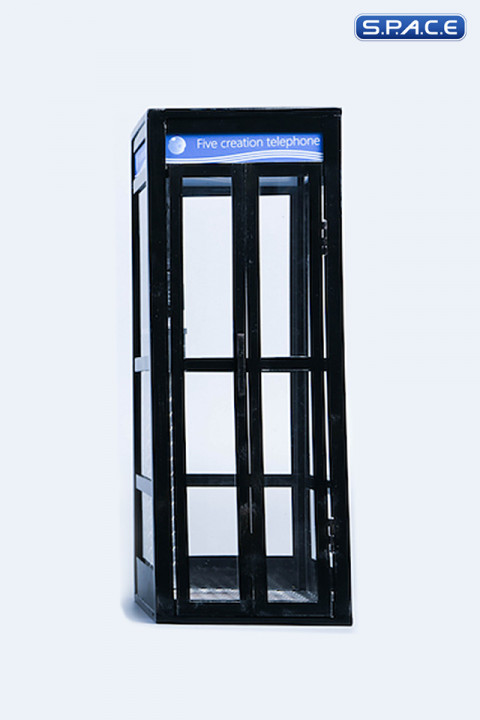 1/6 Scale Telephone Booth (black)
